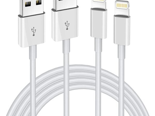 iPhone Charger Lightning Cable,2 Pack  MFi Certified USB iPhone Fast Chargering Cord,Data Sync Transfer for 13/12/11 Pro Max Xs X XR 8 7 6 5 5s iPad iPod More Model Cell Phone Cables