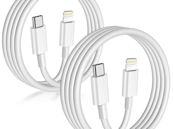 USB C to Lightning Cable [ MFi Certified] 2Pack 6FT iPhone Fast Charger Cable Power Delivery Type C Charging Cord Compatible with iPhone 14 13 12 11 Pro Max X XS XR 8 7 6s Plus SE，White