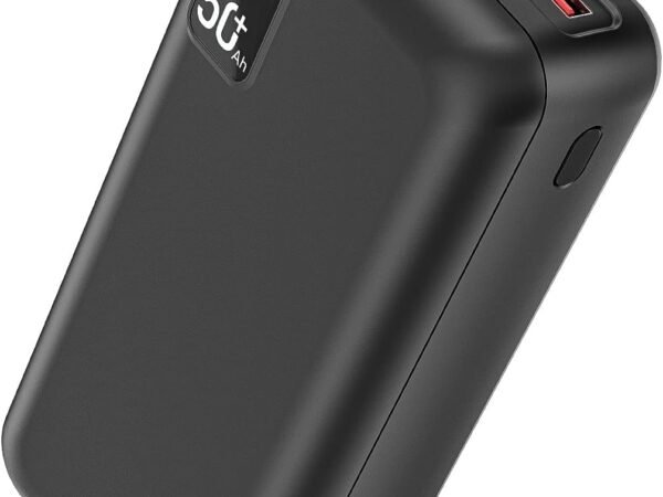 Power Bank 50000mAh 22.5W Fast Charging Portable Charger USB-C Quick Charge with 3 Outputs & 2 Inputs LED Display Huge Capacity External Battery Pack for Most Electronic Devices on The Market