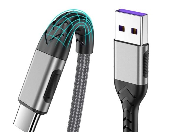 USB C Cable, Upgarded 2Pack 10ft Fast USB Type C Charging Cable for Android/Phone/Pad/Laptop, Type C Charger Braided USB Cable Compatible withi Phone 17/16/15/Pro/Plus/Max/Sam.Sung-Silver